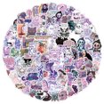 thumbnail image 1 of Calcomanías de vinilo impermeables con forma de calavera, 100 unidades por lote, 1 of 4