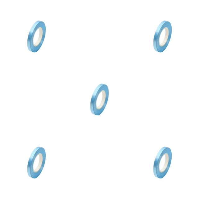 Cintas de purpurina sweethay Envoltura de regalo multiusos 5piezas azul claro