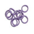 thumbnail image 1 of Minnieouse 20 piezas de banda para el cabello de alta elasticidad, elástica, colorida, estilo pijo, de alta densidad, sin enganches, cuerda para el Accesorio para el cabello Púrpura claro Minnieouse AP010531-09, 1 of 6