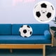 thumbnail image 2 of Cojín de peluche suave de fútbol para sala de estar, sofá y coche., 2 of 6