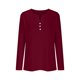 thumbnail image 5 of Tops deportivos para mujer,Blusa de verano con cuello en V para mujer, túnica informal con botones, manga larga de poliéster, tejido ligero y transpirable, ideal para uso diario, sopatenor, 5 of 8