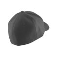 thumbnail image 4 of Blank Fitted Curved Cap Hat, Charcoal 7 3/8, 4 of 4
