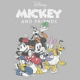 thumbnail image 2 of Girl's Mickey & Friends Mickey and Friends Retro Group  Graphic Tee Athletic Heather X Small, 2 of 5