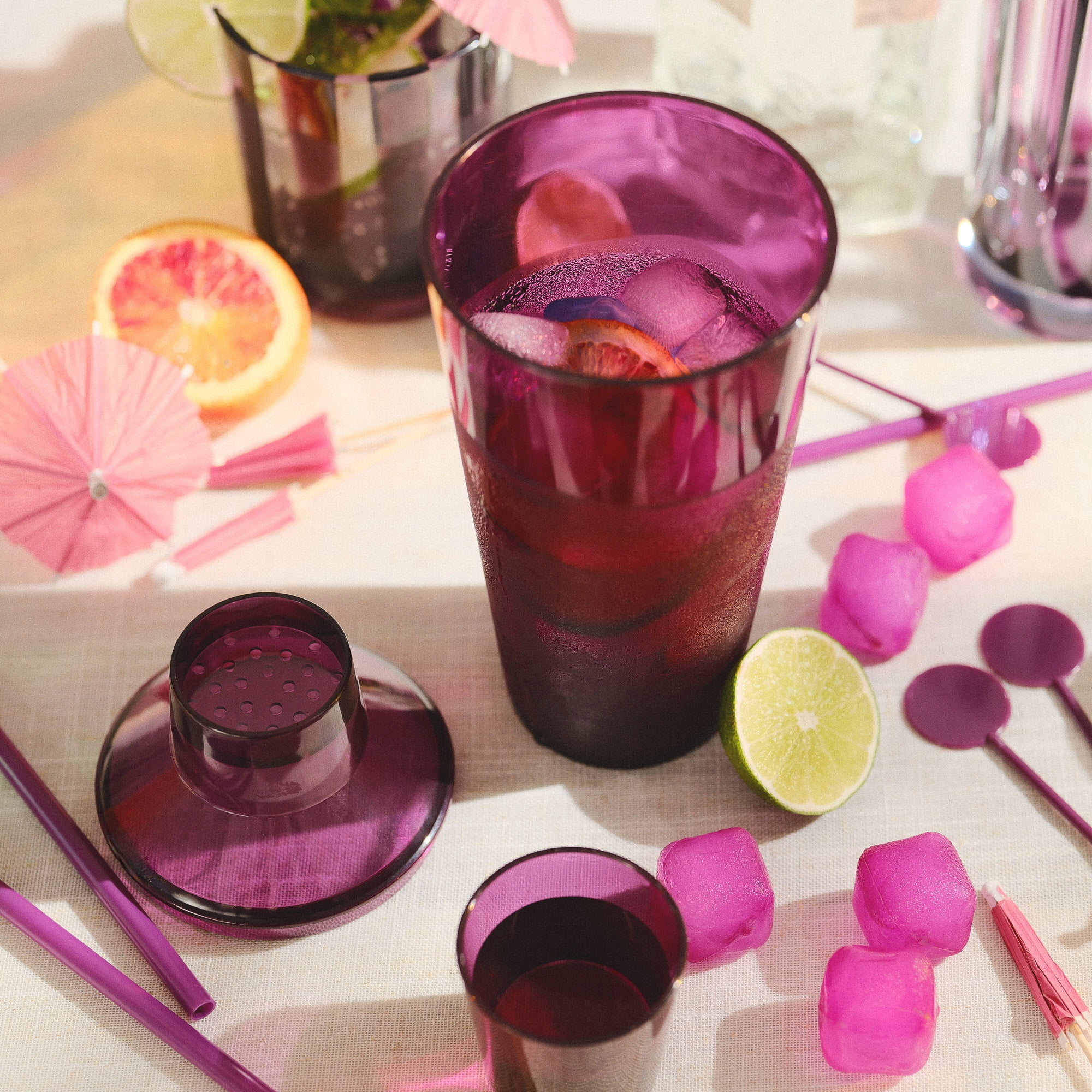 Thyme & Table 31-Piece Purple Cocktail Shaker Set