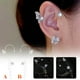 thumbnail image 1 of Ganfancp Borla Flor Oreja Colgante Moda Francesa Sin Piercing Pendientes Pendientes Clips Rebajas Hoy Liquidación 1X Pendientes Mariposa, 1 of 2