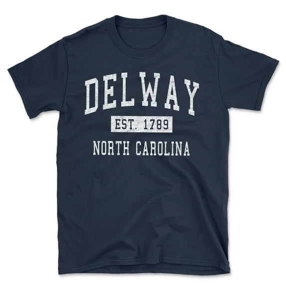 Delway North Carolina Classic Established Men's Cotton T-Shirt