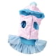 thumbnail image 1 of Nueva mascota cálido con capucha de encaje para proteger / ropa de disfraz - Rosa, L Colco falda del vestido del perro mascota, 1 of 8