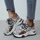 thumbnail image 1 of Zapatos de mujer cómodos de bloque de color deportivo informal de talla grande de tela elástica para mujer a la moda Wmkox8yii  shalkjhdk1906, 1 of 1