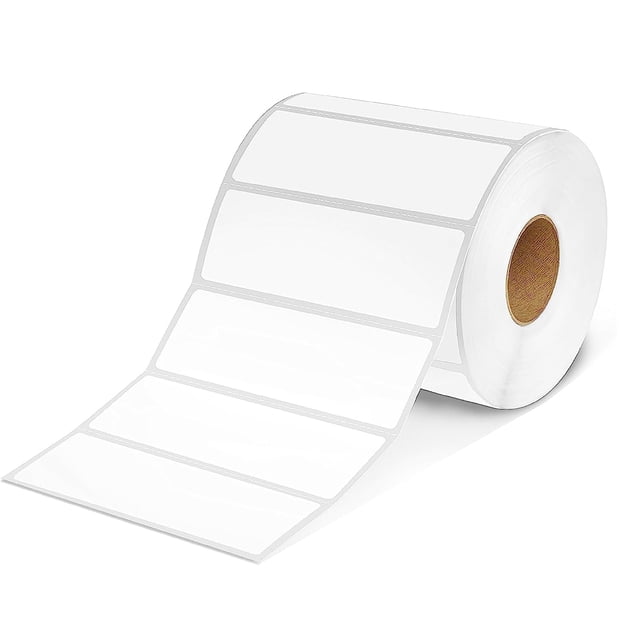 Etiquetas térmicas Yeachlaing de 1 x 3 cm, removibles, 600 hojas/rollo