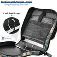 thumbnail image 4 of FORMRS Zipper Binder with Shoulder Strap 2-inch Ring 500 Sheet Capacity File Bag, Flowers Cat, 4 of 5