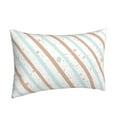thumbnail image 2 of YFYANG Super Soft Rectangular Plush Cushion Cover (Without Pillow Insert), Abstract Watercolour Lines Comfort and Non-Pilling Hidden Zip Bedroom Sofa Pillowcases, 20"x30", 2 of 9