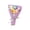 D, variant on SHURUIMA Hand Crochet Mini Yarn Puff Flower Bouquet, Wrapped Knitted Floral Arrangement, 6.69 Inch Single Pack Forever Floral Decor In Six Paper Wrap Shades