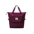 thumbnail image 1 of Kmbangi Sac de Voyage Grande Capacité Motifs Lettres Sac de Rangement Sac à Main, 1 of 4