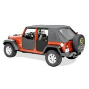 07-17 WRANGLER UNLIMITED REAR LOWER FABRIC HALF-DOOR SET-BLACK DIAMOND Fits select: 2015-2018 JEEP WRANGLER UNLIMITED, 2012-2014 JEEP WRANGLER