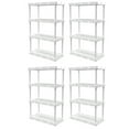 thumbnail image 2 of Gracious Living Unité de Rangement Knect-A-Shelf à 4 Tablettes, Blanc (Lot de 4), 2 of 8