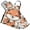 Adorable Foxes, variant on Funny Colorful Frog Face 5 Pcs Kitchen Set Heat Resistant Oven Mitts and Non-Slip Pot Holders with Adjustable Cooking Apron