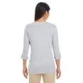 thumbnail image 2 of Devon & Jones DP186W Ladies Perfect Fit Y-Placket Convertible Sleeve Knit Top, 2 of 3