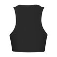 thumbnail image 4 of Teissuly Women's Summer Solid Tank Top Round Neck Slim Casual Top Women's Round Neck Tank Top, 4 of 9