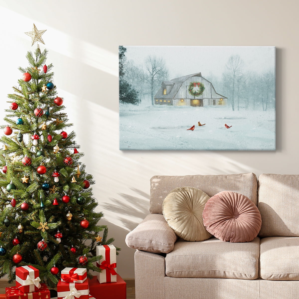 White Winter Wonderland- Gallery Wrapped Canvas