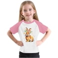 thumbnail image 1 of RXIRUCGD 2025 Vêtements d'Été pour Enfants Tout-Petits Garçons Filles Mode Mignon Col Rond Imprimé Manches Courtes Haut, 1 of 6
