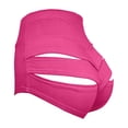 thumbnail image 7 of idosla Women's Cut Out Yoga Shorts Scrunch Booty Hot Pants High Waist Gym Workout Active Butt Lifting Sports Leggings (Hot Pink, XL), 7 of 7