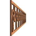 thumbnail image 3 of Ekena Millwork 46 1/4"W x 6"H x 1/4"T Tilden Fretwork Moulding, Cherry, 3 of 13