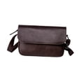 thumbnail image 2 of Bolso bandolera tipo cartera, bolso de negocios, bolso cruzado para adultos, oficina, regalo de cumpleaños Café, 2 of 9