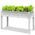 thumbnail image 4 of DWVO 48x30" Raised Garden Bed Elevated Planter Box Stand For Vegetable Flower Herb, 4 of 9