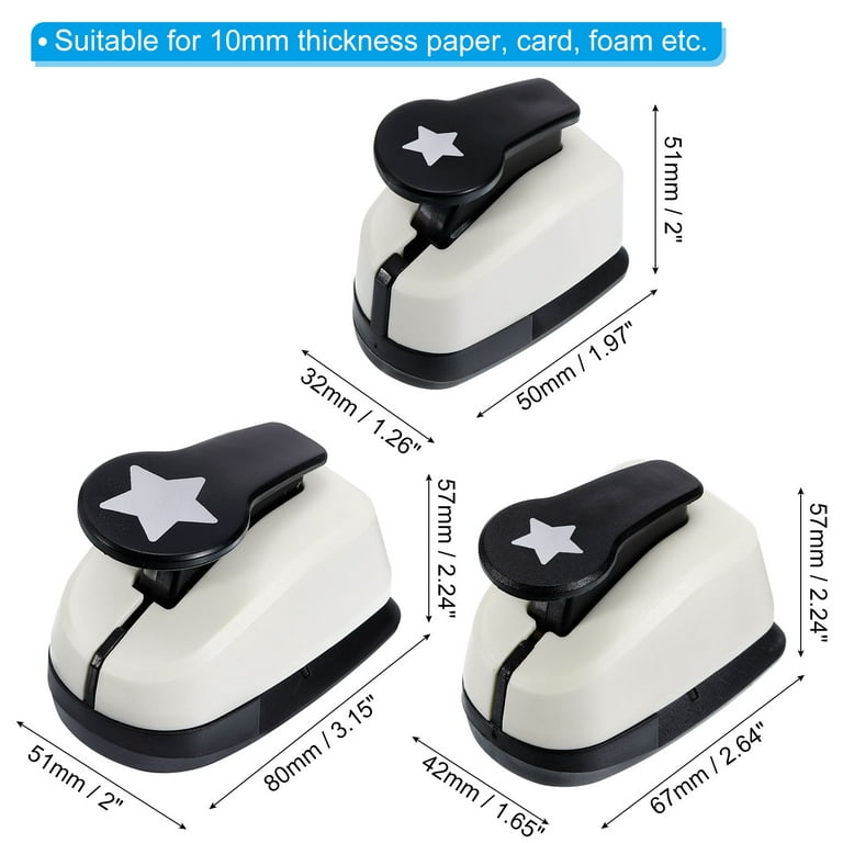 0.6/1 Inch Star Punch, Star Hole Paper Punch Hole Puncher Shape Punches Hot