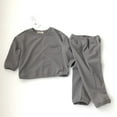 thumbnail image 2 of Sngxgn Boys Long Sleeve and Pants Sets Kids 2 Piece Fall Outfits Sweatsuits(Grey,90), 2 of 4