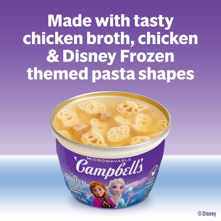 Campbell kids 3PIECE set 新品　キャンベルスープ Campbell's Kids Soup, Disney Frozen Souper Shapes Pasta with