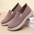 thumbnail image 5 of LTTVQM Orthopedic Casual Shoes for Women Arch Support Tennis Shoes Wide Width Slip on Non Slip Walking Shoes Knitted Mesh Stretch Soft 2026 New Foam Shoes Coffee 38(US-7), 5 of 5