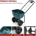 thumbnail image 5 of Dextrus 60 LB Push Broadcast Spreader for Lawn Garden With Adjustable Flow Settings, 5 of 6