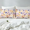 thumbnail image 3 of Erosebridal Colorful Flowers Comforter Cover , Botanical Florals Bedding, Reversible (No Comforter), 3 of 6