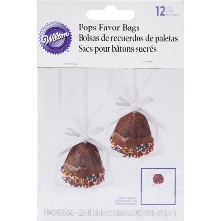 - Wilton Clear Cake Pop Treat Bags, 12-Count