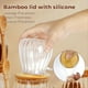thumbnail image 3 of Azucarero con Tapa de Bambú y Cuchara, Azucarero, Tarro de Cristal para Accesorios de Cafetería, de Café, Cocina, 600Ml, 3 of 7