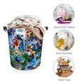 thumbnail image 2 of Laundry Hamper Storage Basket Rio Toys Clothes Organizer Bin For Home Bathroom Bedroom Dorm Nursery 15.7 x 19.6 inches, 2 of 6