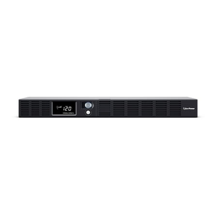 CyberPower OR500LCDRM1U Rackmount UPS, 500VA/300W, 120V, 6 Outlets, LCD Display, AVR, 10 ft Cord