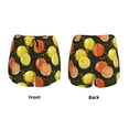 thumbnail image 5 of Lsque Orange Lemon Printed Women's Running Shorts with Liner Pockets,Elastic Quick Dry Workout Athletic Gym Yoga Shorts,Womens High Waist Shorts-, 5 of 9