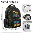 thumbnail image 7 of Pzuqiu Tropical Palm Leaf Backpack for Kids Book Bag Back to School Lightweight Portable School Bags Travel Daypack Schoolbag for Boys 17 Inch Waterproof Laptop Daypack, 7 of 7