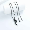 thumbnail image 2 of Women Men Snake Cremation Jewelry for Ashes Holder Necklace for Ashes of Loved One Memorial Jewelry Pendent for Ashes and Chain, 2 of 5