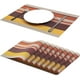 thumbnail image 1 of Juego de 8 manteles individuales antideslizantes, lavables y resistentes al calor de PVC para mesa de comedor., 1 of 5