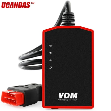 UCANDAS VDM OBD2 Wifi Car Scanner ABS SRS Airbag Transmission Oil Service Reset Check Engine Support Windows Android Systems OBD 2 Automotive Diagnostic Scan (Best Wifi Scanner Android)