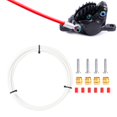 thumbnail image 3 of Cables de Manguera de freno Sunnimix Tubo Hidráulico para SHIMANO MAGURA Reemplazo Blanco Plata oliva, 3 of 8