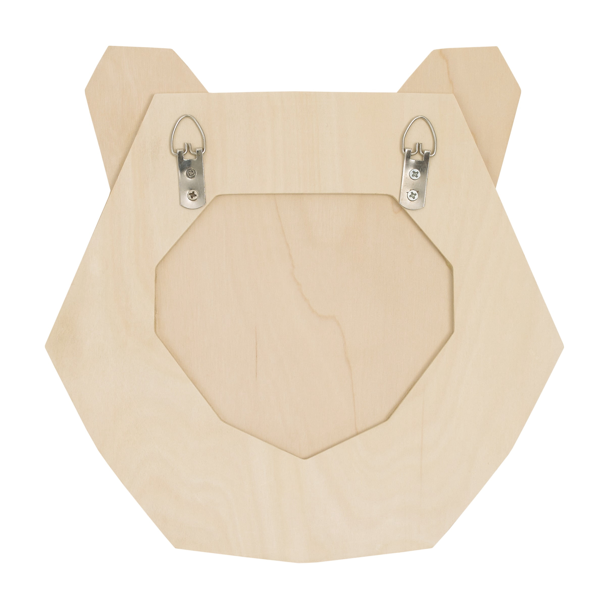 Little Love by NoJo Bear Head Layered Natural Wood Wall Décor