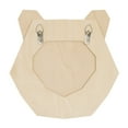 thumbnail image 4 of Little Love by NoJo Bear Head Layered Natural Wood Wall Décor, 4 of 5