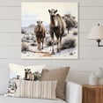 thumbnail image 2 of Designart "Camel Silent Strength painting" Animals Metal Art Print, 2 of 5