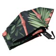 thumbnail image 6 of FORMRS Travel Umbrella Folding Auto Open Close Windproof Rain UV Protection, Red Flamingo Pattern, 6 of 8