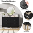 thumbnail image 6 of 6-Drawer Dresser for Bedroom,Modern Wooden Chest of Drawers with Metal Handles,Sturdy and Stable Storage Organizer for Living Room,Entryway,Home Office,Closet, 6 of 7