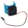 thumbnail image 4 of Disipador de calor meta con ventilador de refrigeración de 5 V para coche RC 1/10 con motor de tamaño 540, 550 y 3650, 4 of 8